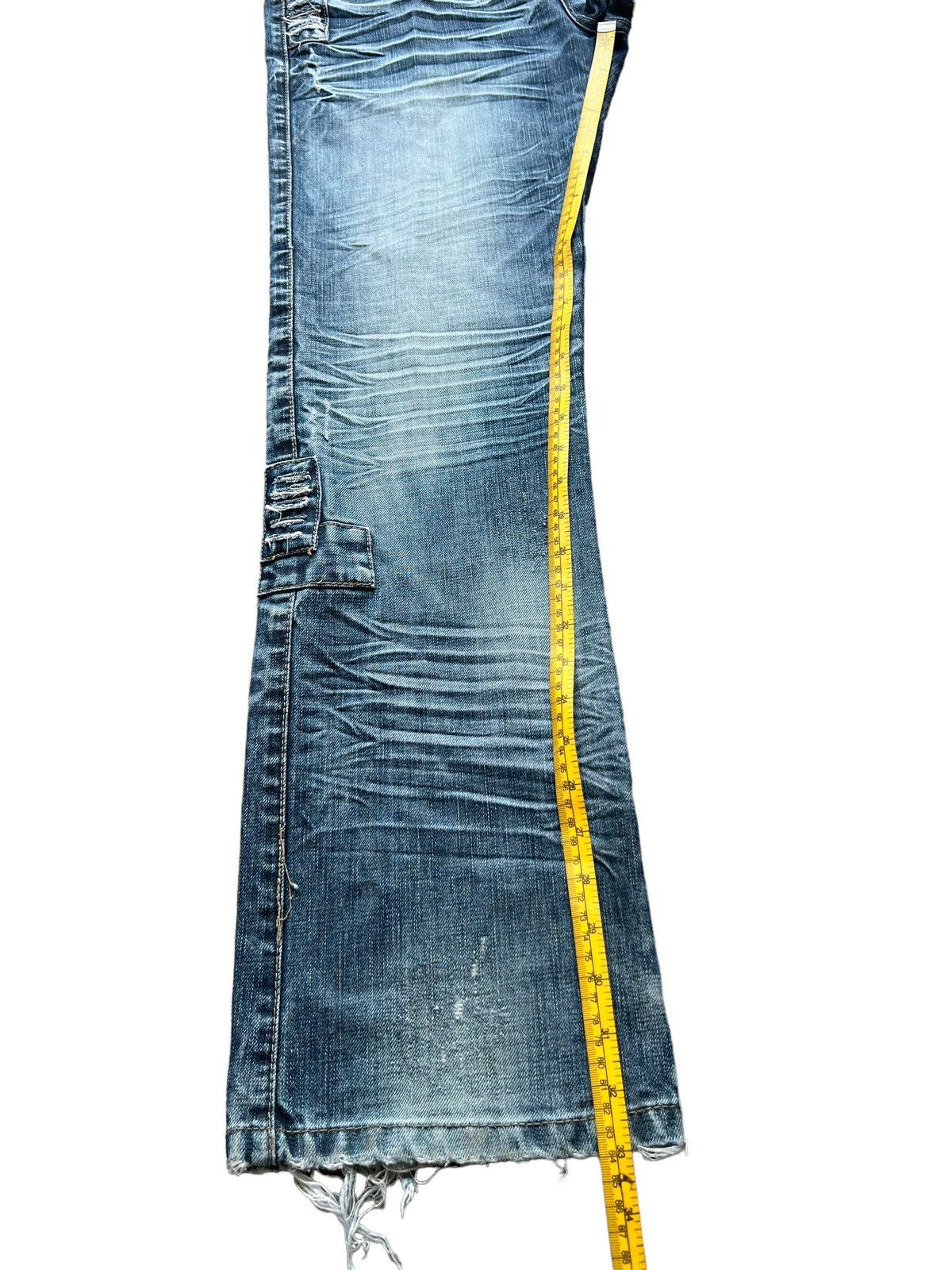 Other Conguzo Bondage Patchwork Distressed Baggy Denim Jeans 31x33 Size US 31 - 13 Thumbnail