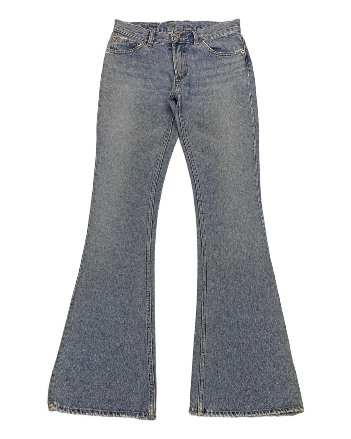 Japanese Brand 🔥J’2nd JORMANGS FLARE DISTRESSED DENIM BOOTCUT JEANS Size 28" / US 6 / IT 42 - 1 Thumbnail