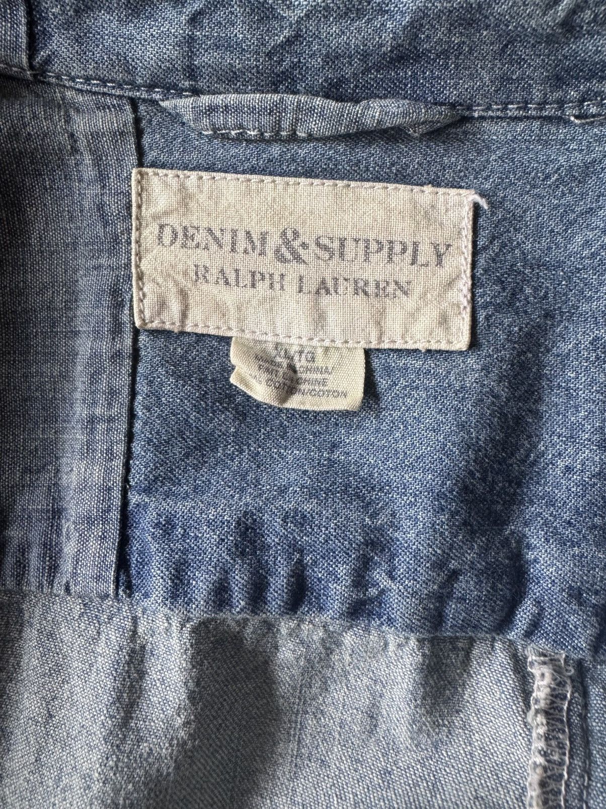 Denim & Supply Ralph Lauren RL Denim & Supply Patchwork Button Down Men’s Size XL Size US XL / EU 56 / 4 - 3 Thumbnail