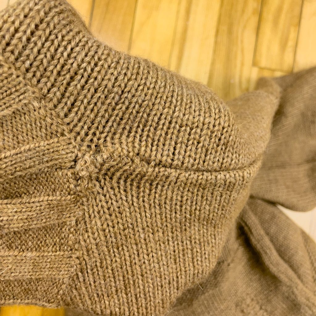 Ermenegildo Zegna Ermenegildo Zegna Cable Knit Crew Neck Wool Brown Sweater Size US XL / EU 56 / 4 - 9 Thumbnail
