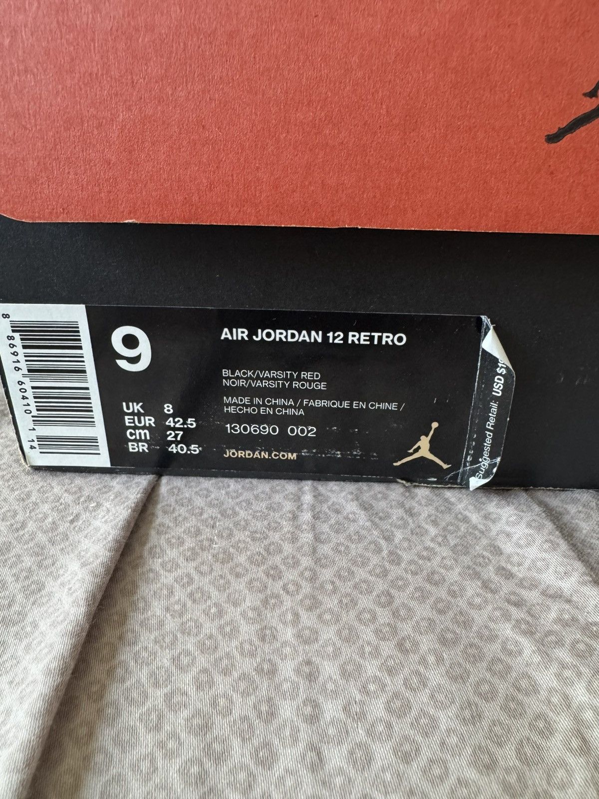 Jordan Brand Jordan 12 Flu Game 2016 Size US 9 / EU 42 - 7 Thumbnail