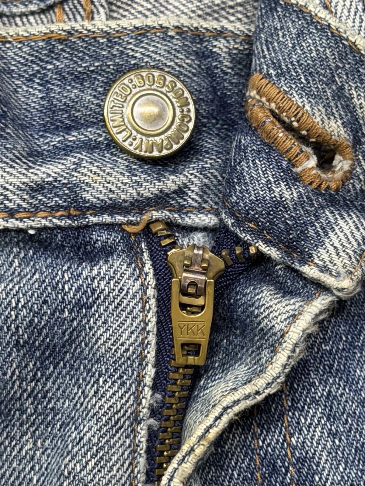Japanese Brand Vintage 00s Bobson Chessking Japanese Market Jeans | W32 Size US 32 / EU 48 - 10 Thumbnail