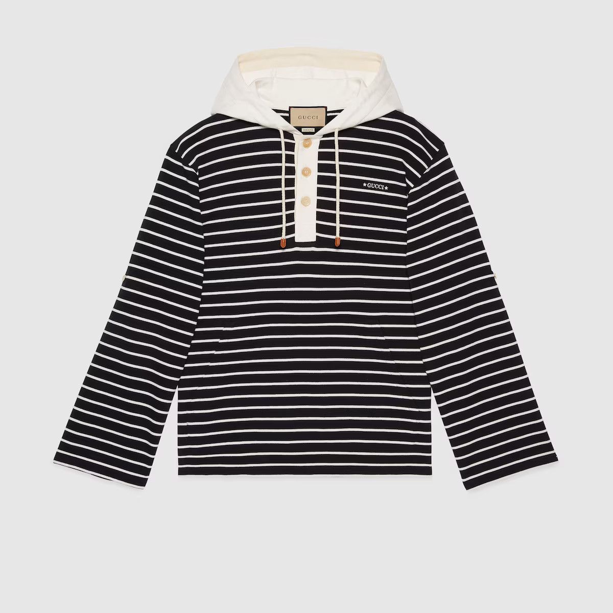 GUCCI HOODIE ZIP MONOGRAM LOGO ‎746985 XJFNR 4417