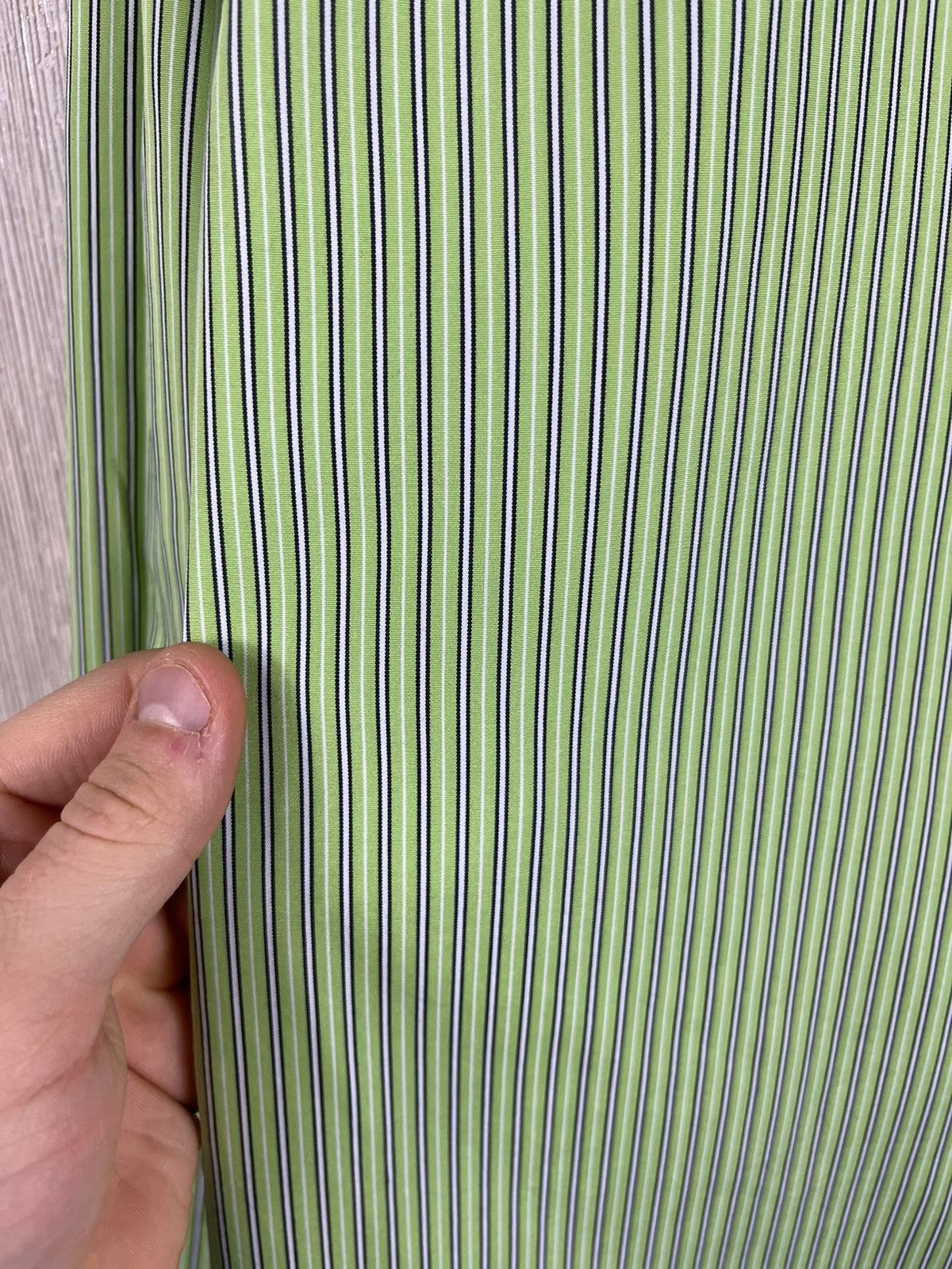 Polo Ralph Lauren × Ralph Lauren × Ralph Lauren Black Label Ralph Lauren black label classic lime striped shirt casual Size XL / US 12-14 / IT 48-50 - 10 Thumbnail
