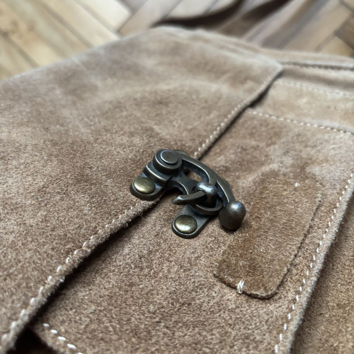If Six Was Nine × Le Grande Bleu (L.G.B.) Vintage Y2K Animal Bag Suede Size ONE SIZE - 3 Thumbnail