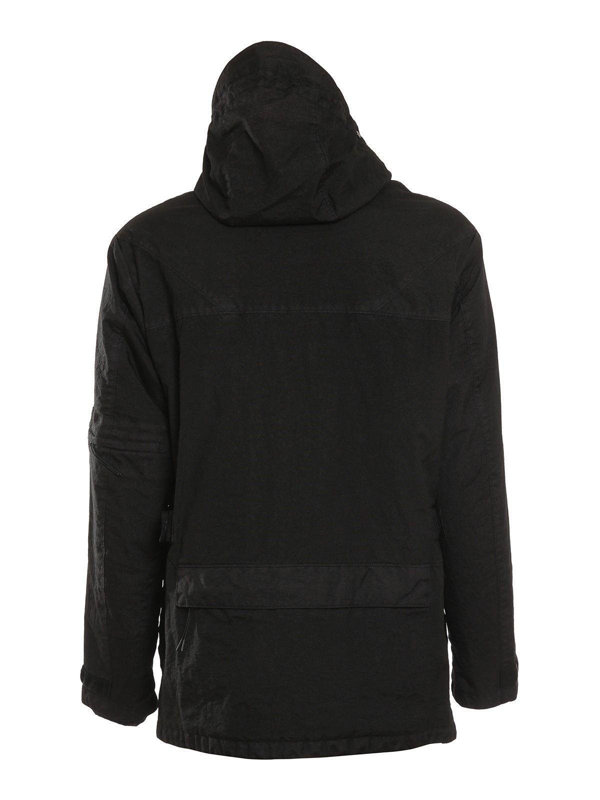 C.P. Company o1y1224 Logo Hooded Jacket in Black Size US S / EU 44-46 / 1 - 2 Thumbnail