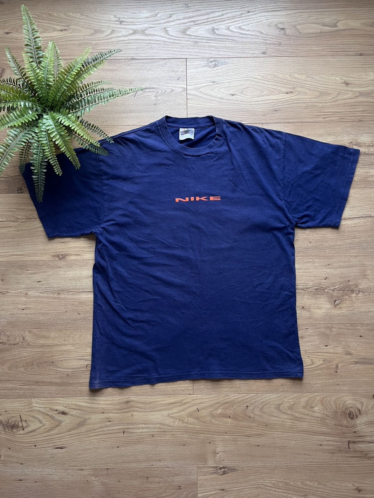 Nike 90’s NIKE RETRO BIG LOGO TEE SPELLOUT SWOOSH Y2K RARE Size US L / EU 52-54 / 3 - 2 Thumbnail