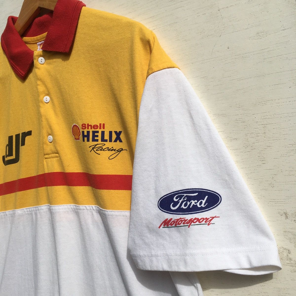 Sports Specialties × Vintage VINTAGE SHELL HELIX RACING POLOS FORD DUNLOP Size US XXL / EU 58 / 5 - 8 Thumbnail