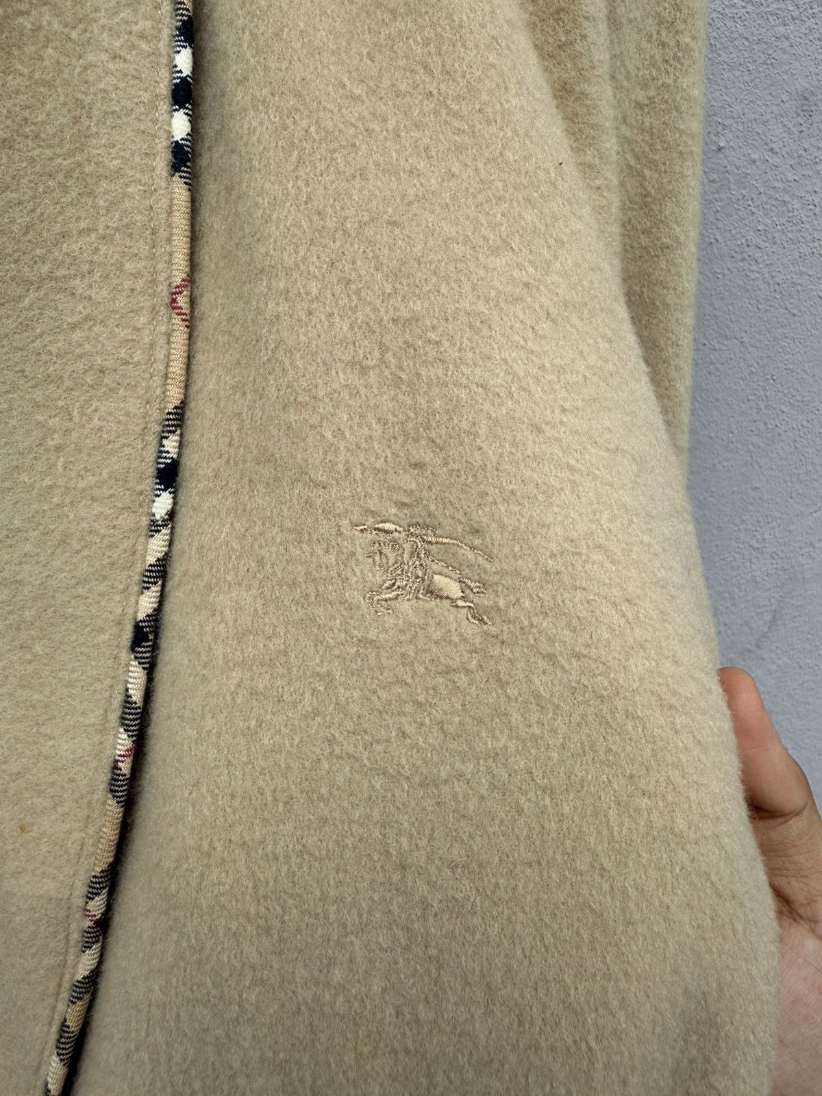 Burberry BURBERRY LONDON Iconic Beige Checkered Robe / Luxury Size 40 - 5 Thumbnail