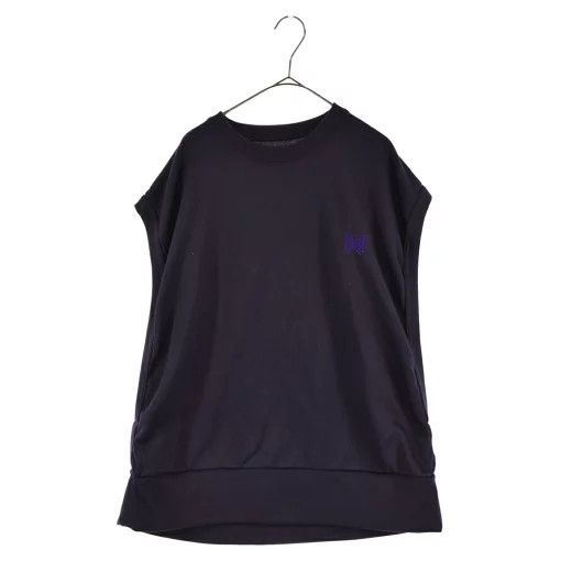 Tank Top Purple Plain Polyester Sleeveless