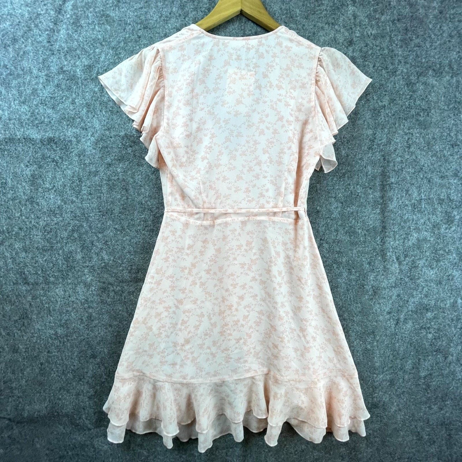 Oak + Fort Oak + Fort Dress Rose Floral Ruffle Frilly Romantic Feminine Size XS / US 0-2 / IT 36-38 - 2 Thumbnail