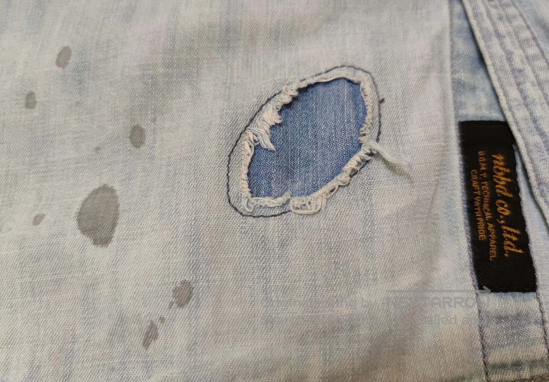 Neighborhood Neighborhood Vintage Denim Shirt for Men. Size US M / EU 48-50 / 2 - 8 Thumbnail