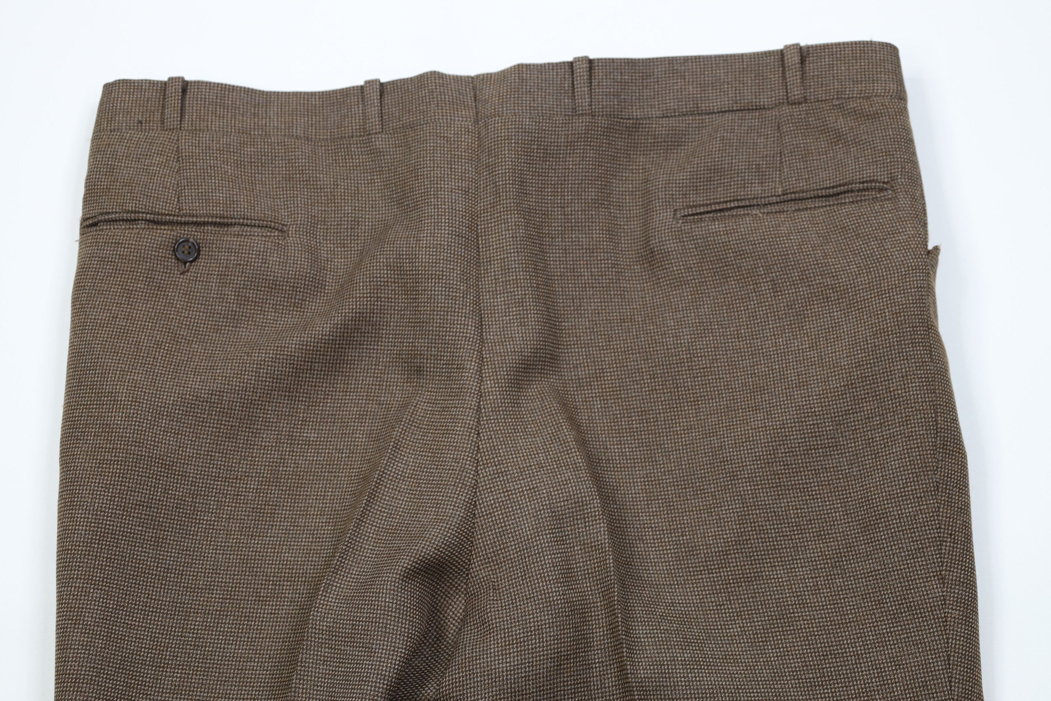 Vintage Vintage 60s 70s Streetwear Wide Leg Chino Pants Brown USA Size US 40 / EU 56 - 12 Thumbnail