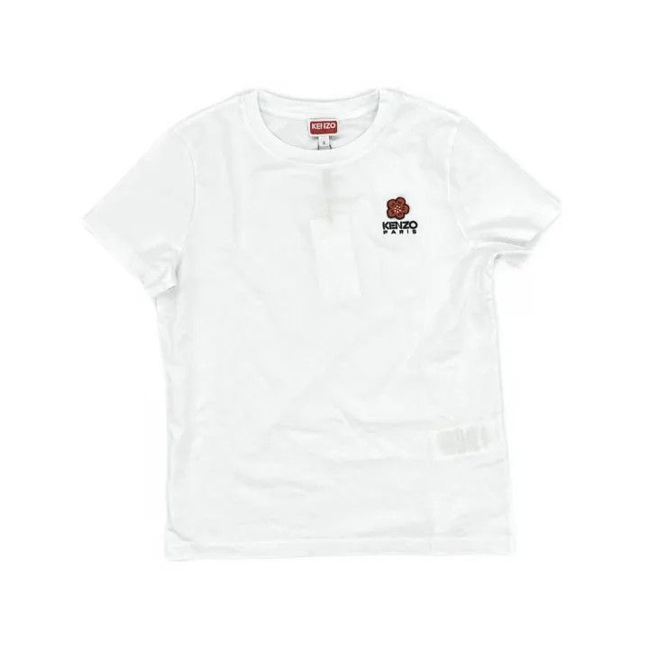 Kenzo Kenzo X Nigo White Floral Embroidery T-Shirt -2507 Size S / US 4 / IT 40 - 2 Thumbnail