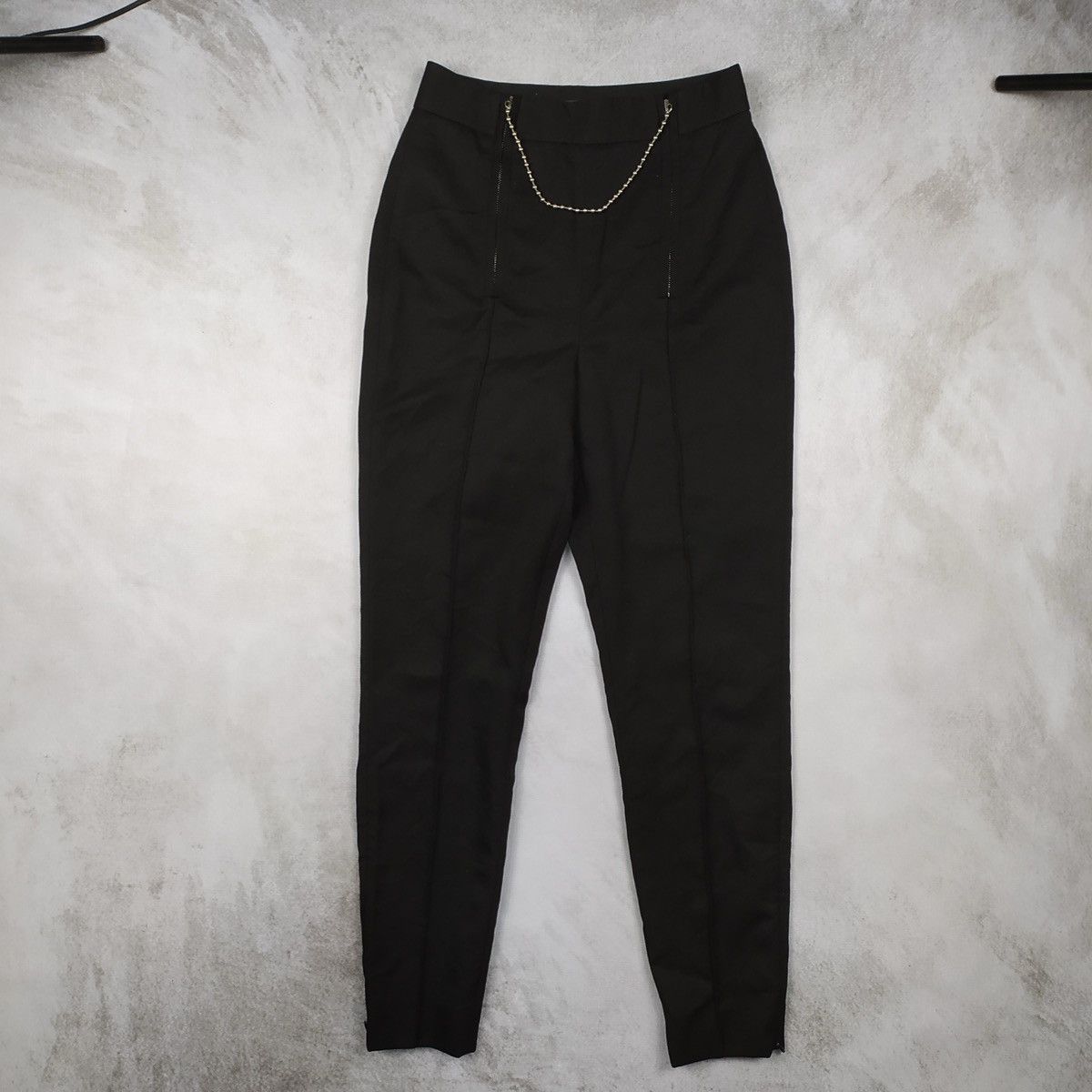 Alexander Wang FW15 Alexander Wang Gothic Ball Chain Wool Trouser Size 25" / US 0 / IT 36 - 5 Thumbnail
