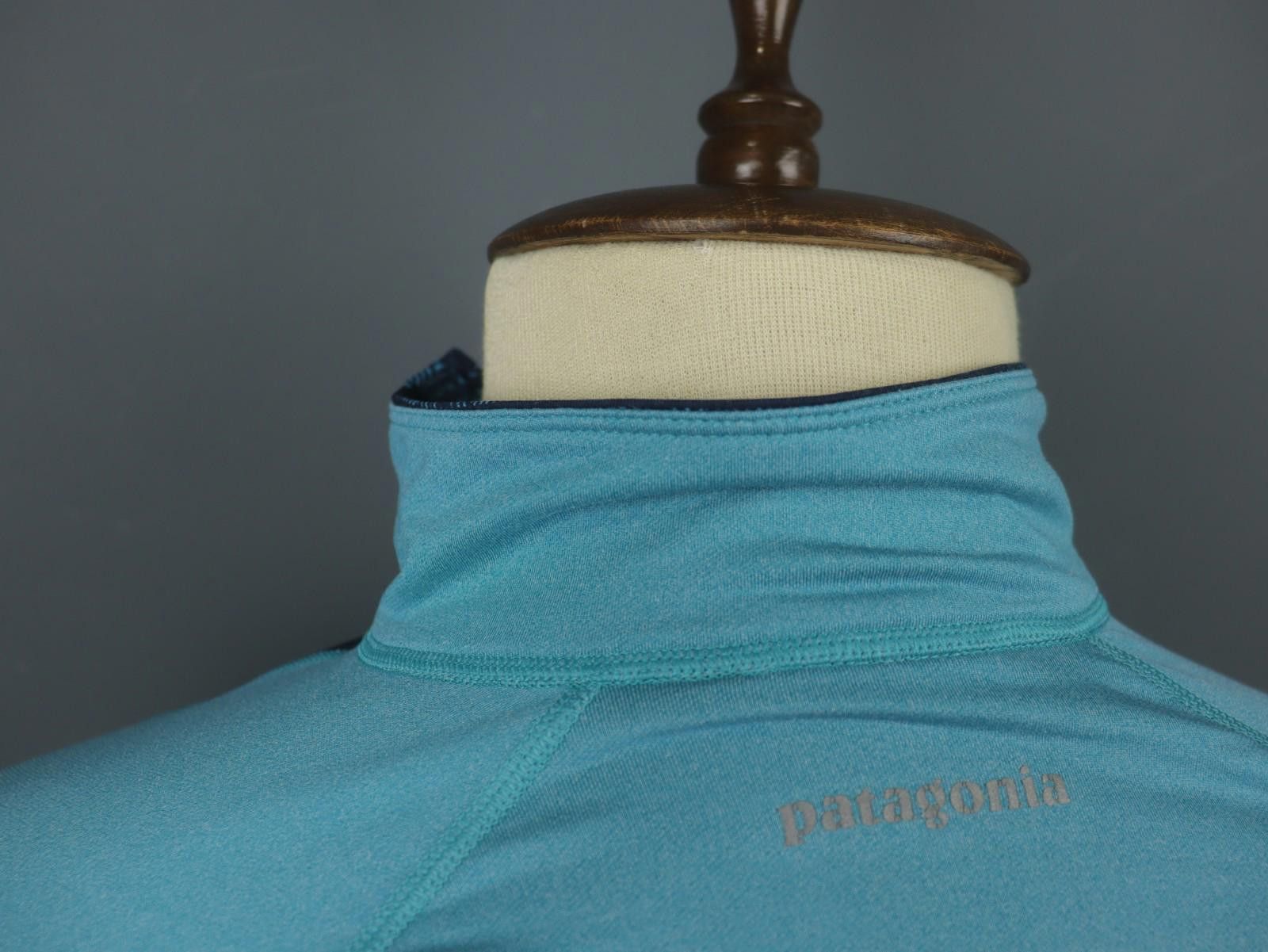 Patagonia Patagonia Blue Mock Neck Quarter Zip Sweatshirt Size S Size US S / EU 44-46 / 1 - 12 Thumbnail