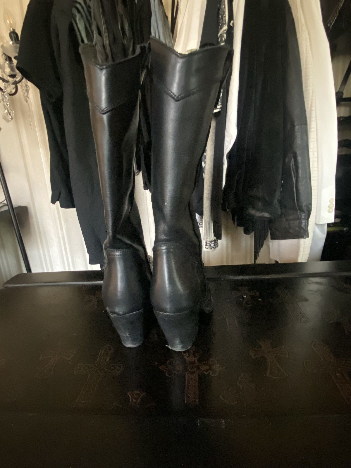Free People Italian-crafted metal tip leather boots Size US 7.5 / IT 37.5 - 4 Thumbnail