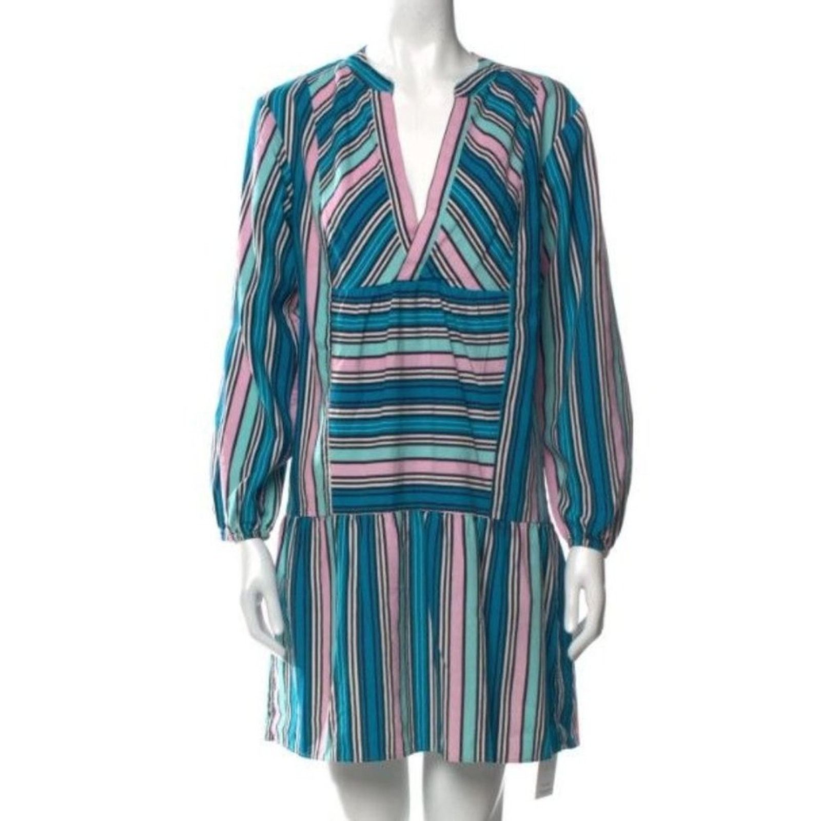 Marie Oliver Marie Oliver Womens Silk Linen Blend Shift Dress Size XS Size XS / US 0-2 / IT 36-38 - 11 Thumbnail