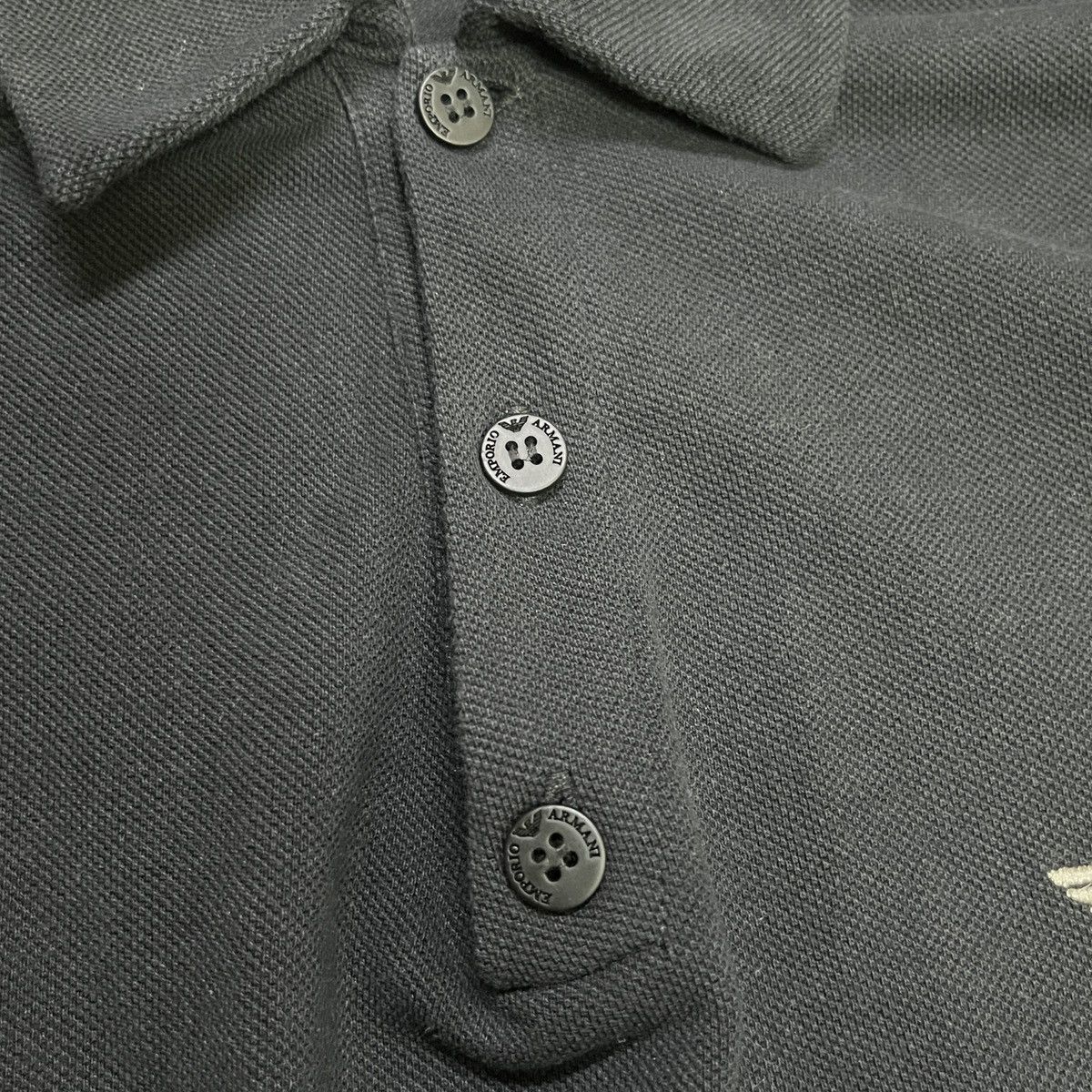 Armani × Emporio Armani Vintage Emporio Armani “Open Collar” Polo Shirt Size US S / EU 44-46 / 1 - 4 Thumbnail