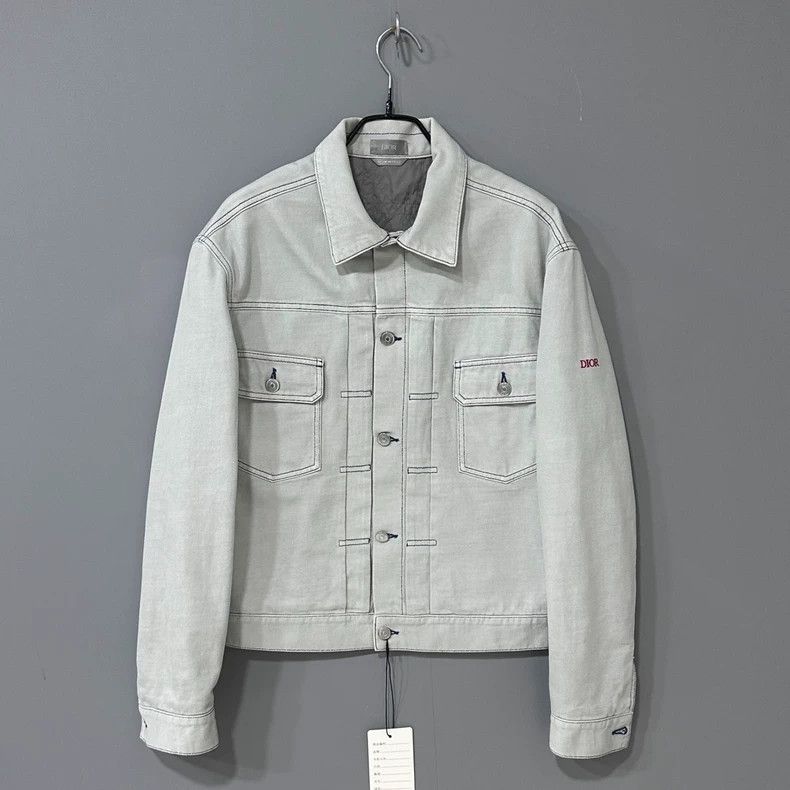 Dior Dior Tiger embroidered logo denim jacket 2504-Nextarrow Size US S / EU 44-46 / 1 - 1 Thumbnail