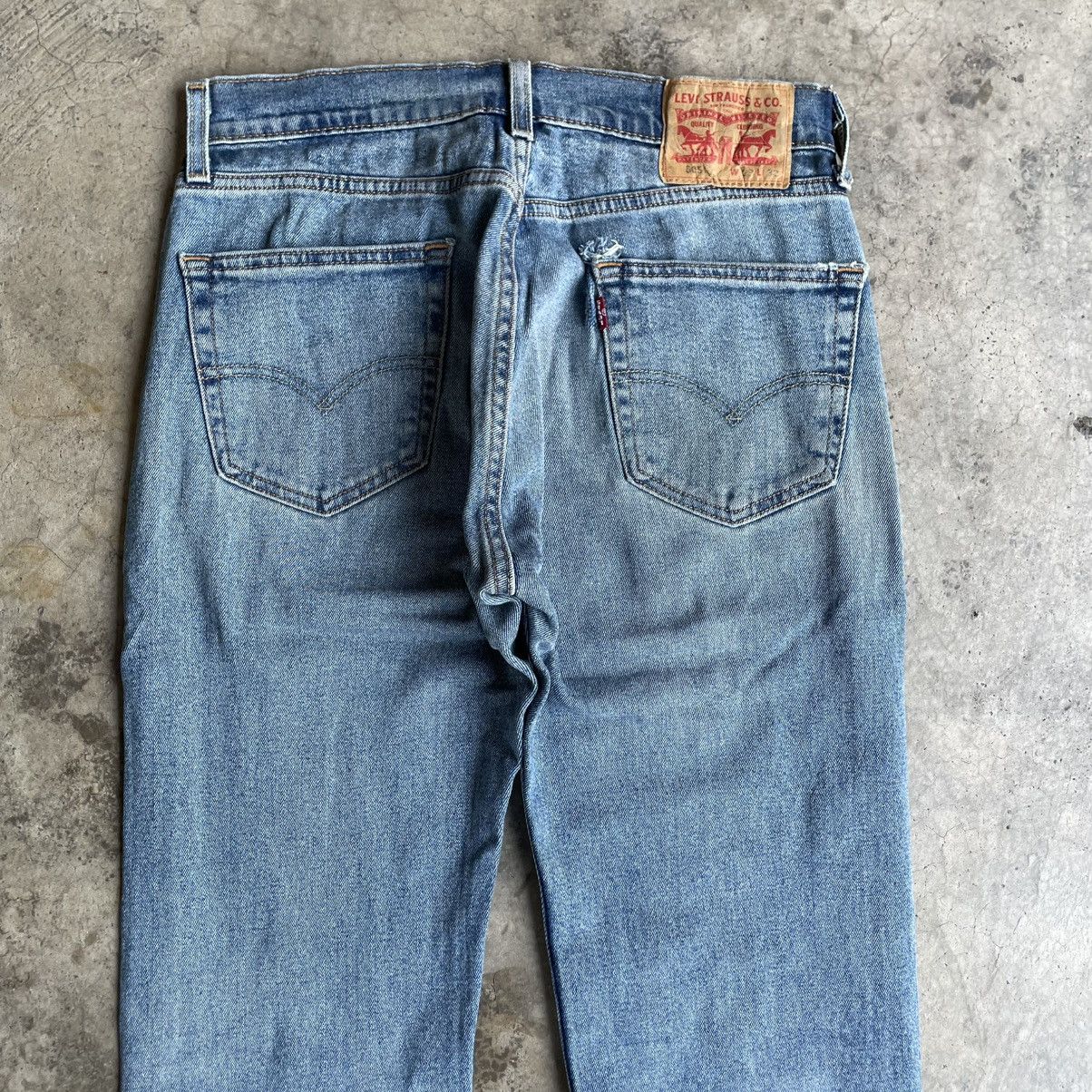Levi's Vintage Clothing 🔥Vintage Levis 505 Stoned Washed Ripped Denim Jeans Size US 30 / EU 46 - 5 Thumbnail