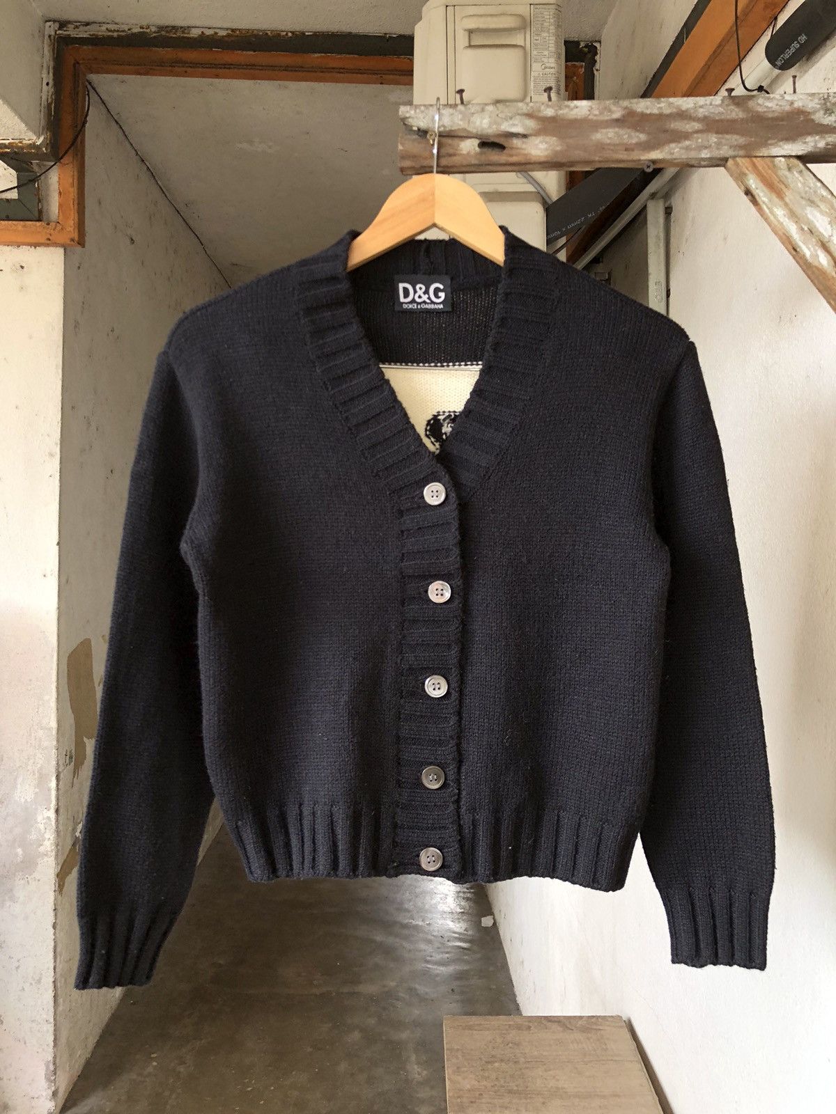 Dolce & Gabbana Vintage 90s Dolce & Gabbana Big Logo Crop Knitwear Size S / US 4 / IT 40 - 2 Thumbnail