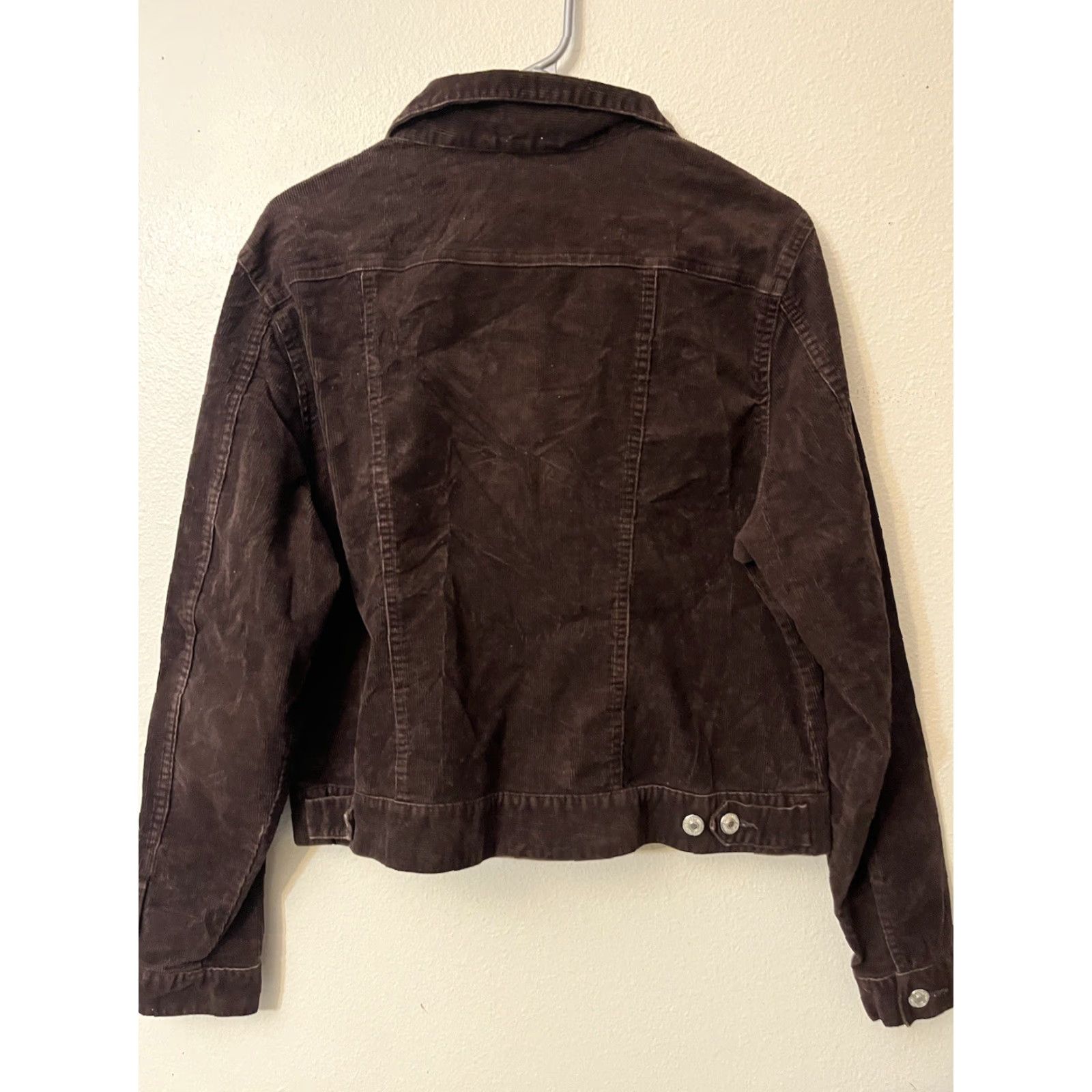 Lands' End VINTAGE Lands' End Brown Corduroy Jacket Womens Large L 14 / 16 Stretch Corduroy Casual Size 36" / US 14 / IT 50 - 3 Thumbnail