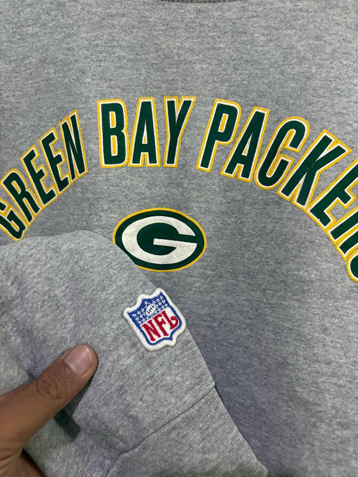 NFL × Nike × Vintage Vintage Nike Sweatshirt Green Bay Packers NFL Size US L / EU 52-54 / 3 - 5 Thumbnail