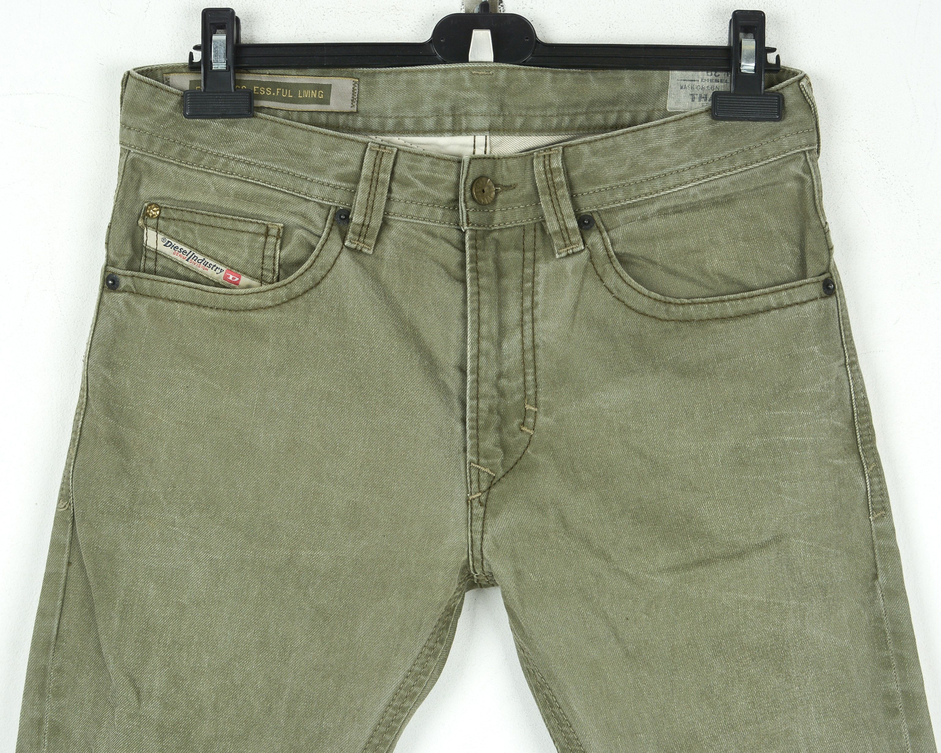 Diesel Thavar W29 L32 Slim Fit Skinny Leg Jeans Denim Pants Size US 29 - 2 Thumbnail