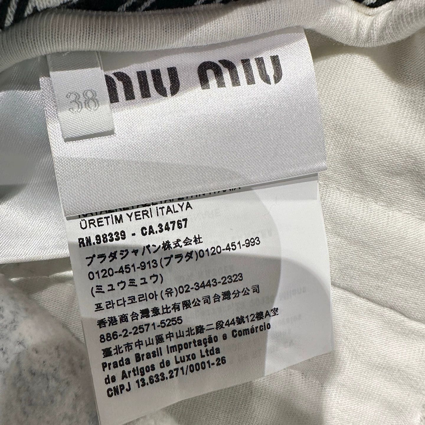 Miu Miu MIU MIU apr511 Plaid Logo Drawstring Short 38 Size 26" / US 2 / IT 38 - 4 Thumbnail