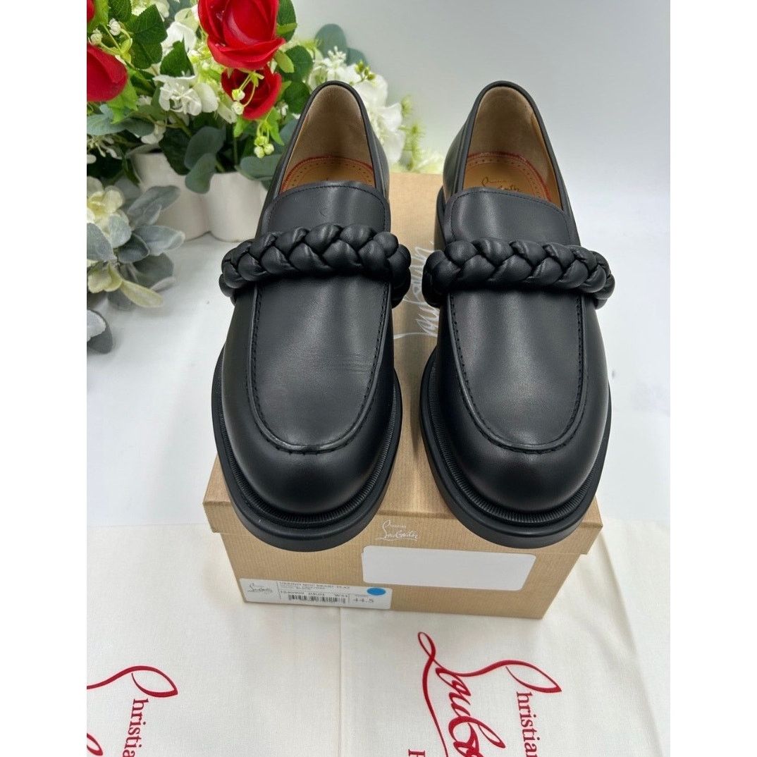 Christian Louboutin Men's Christian Louboutin URBINO croc loafers size 44.5 Size US 11.5 / EU 44-45 - 4 Thumbnail