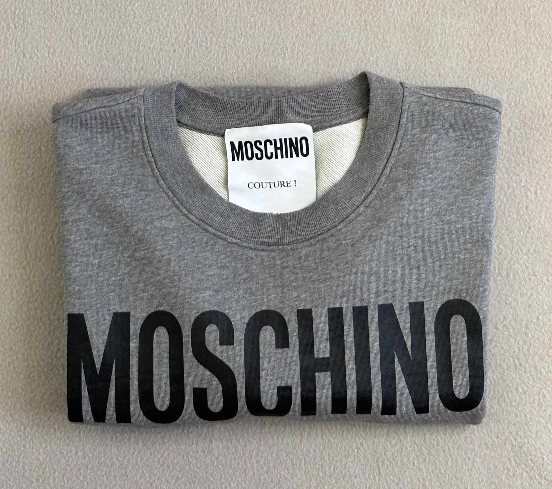 Moschino Moschino Milano gray sweatshirt medium Size US M / EU 48-50 / 2 - 16 Thumbnail