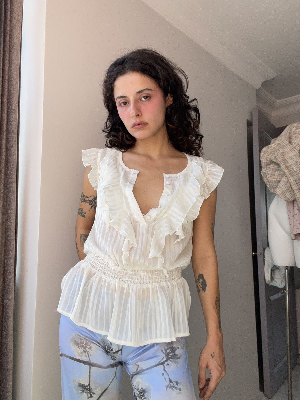 Vintage 00’s blouse Size M / US 6-8 / IT 42-44 - 1 Thumbnail