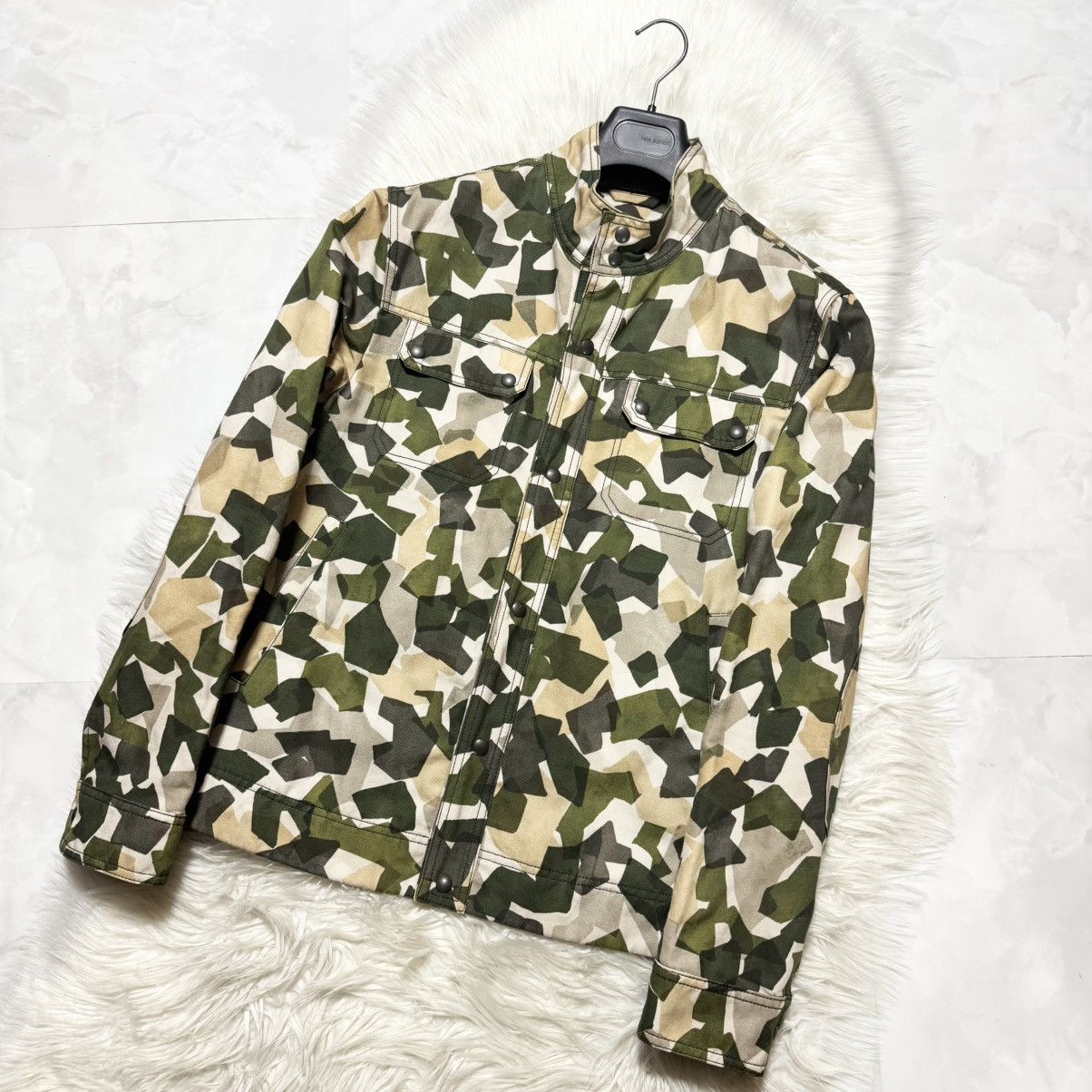Bottega Veneta Bottega Veneta Camouflage Denim Jacket Shirt Size US L / EU 52-54 / 3 - 5 Thumbnail