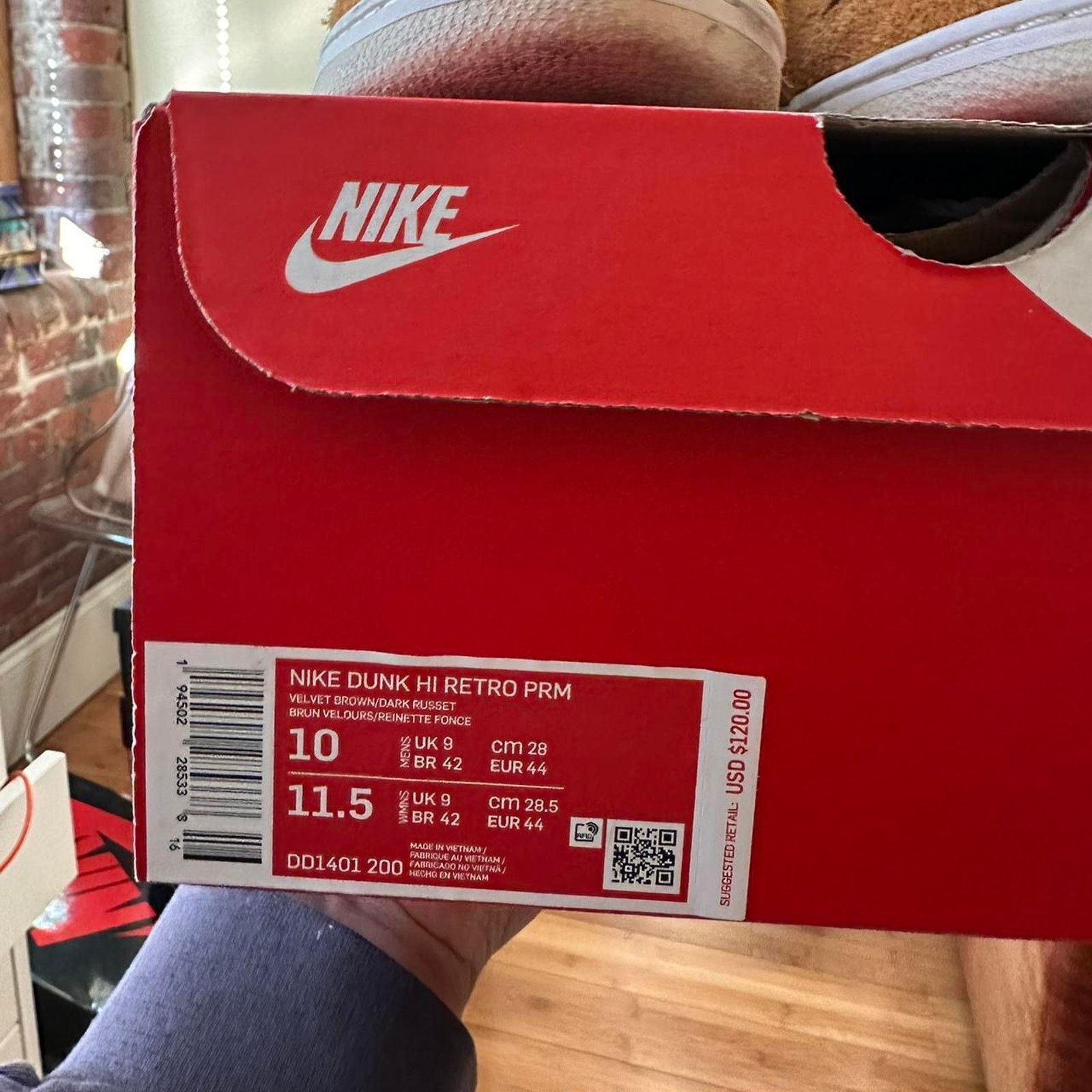 Nike × Santa Cruz Skateboards Nike Dunk High PRM Dark Russet Size US 10 / EU 43 - 5 Thumbnail