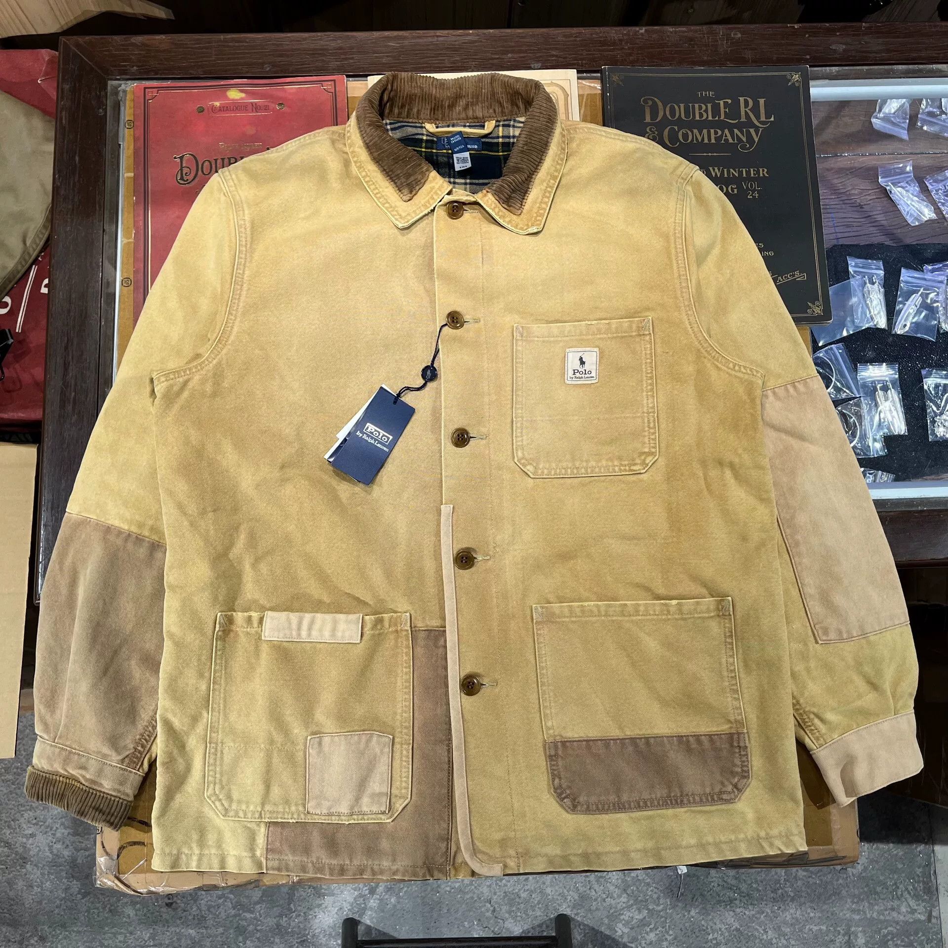 RRL Ralph Lauren patchwork hunting jacket by Ralph Lauren Size US M / EU 48-50 / 2 - 1 Thumbnail