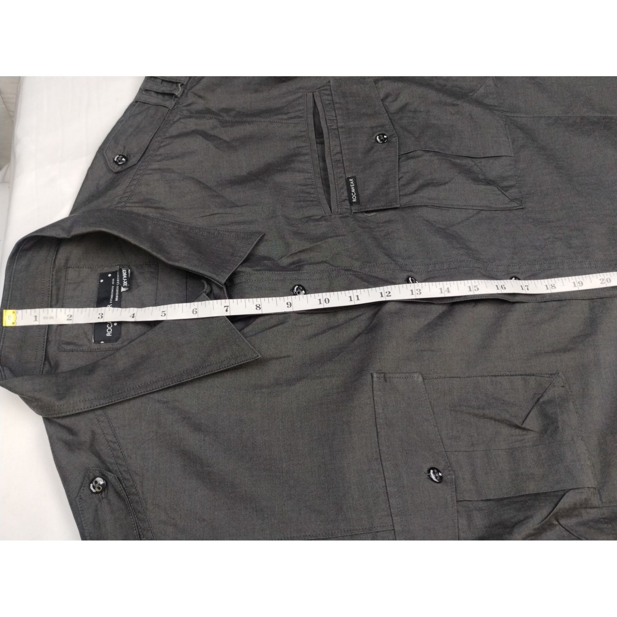 Rocawear Roca Wear Men's Black Shirt/Button Up Size 3XL SKU 3991 Size US XXL / EU 58 / 5 - 9 Thumbnail