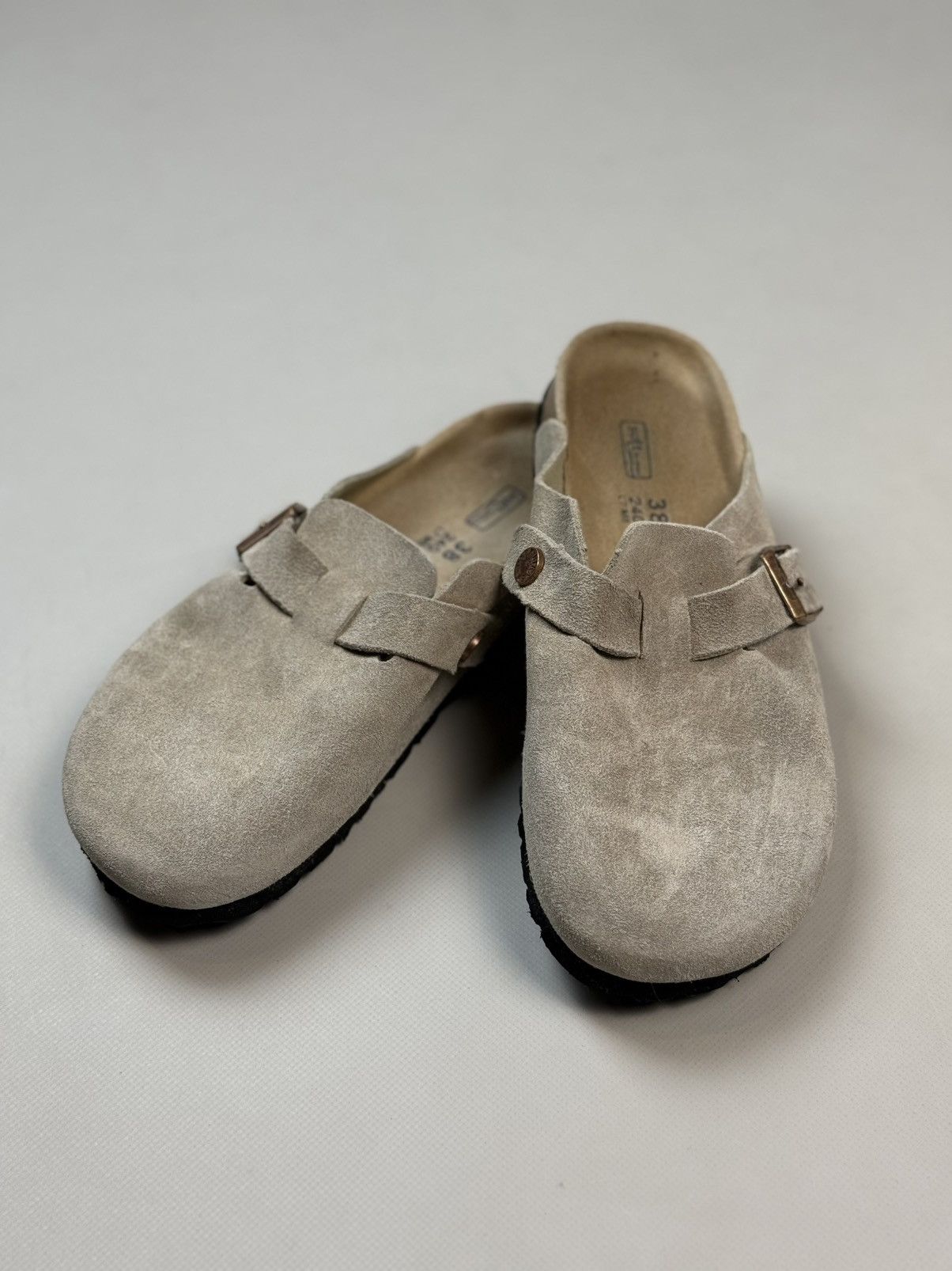 Birkenstock Birkenstock Boston Ladies Suede Clogs Sabo Shoes Flats Size US 7 / IT 37 - 18 Thumbnail