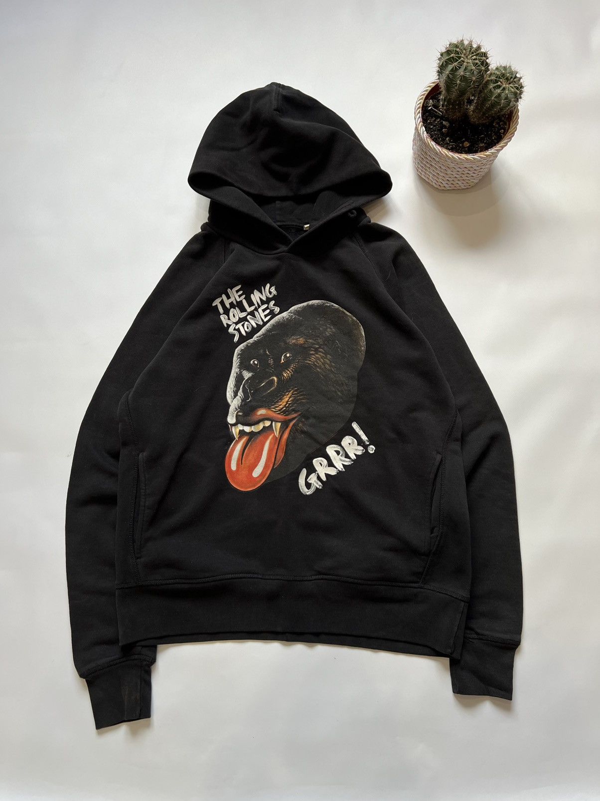 Other Vintage The Rolling Stones Grrr! Black Hoodie Monkey Size US M / EU 48-50 / 2 - 1 Thumbnail