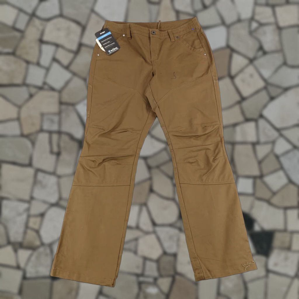 Vintage VINTAGE Kuhl Women's Pants Shorts Relaxed Fit Cotton Spandex Brown Casual Travel Workwear Size 10 Size 31" - 1 Thumbnail
