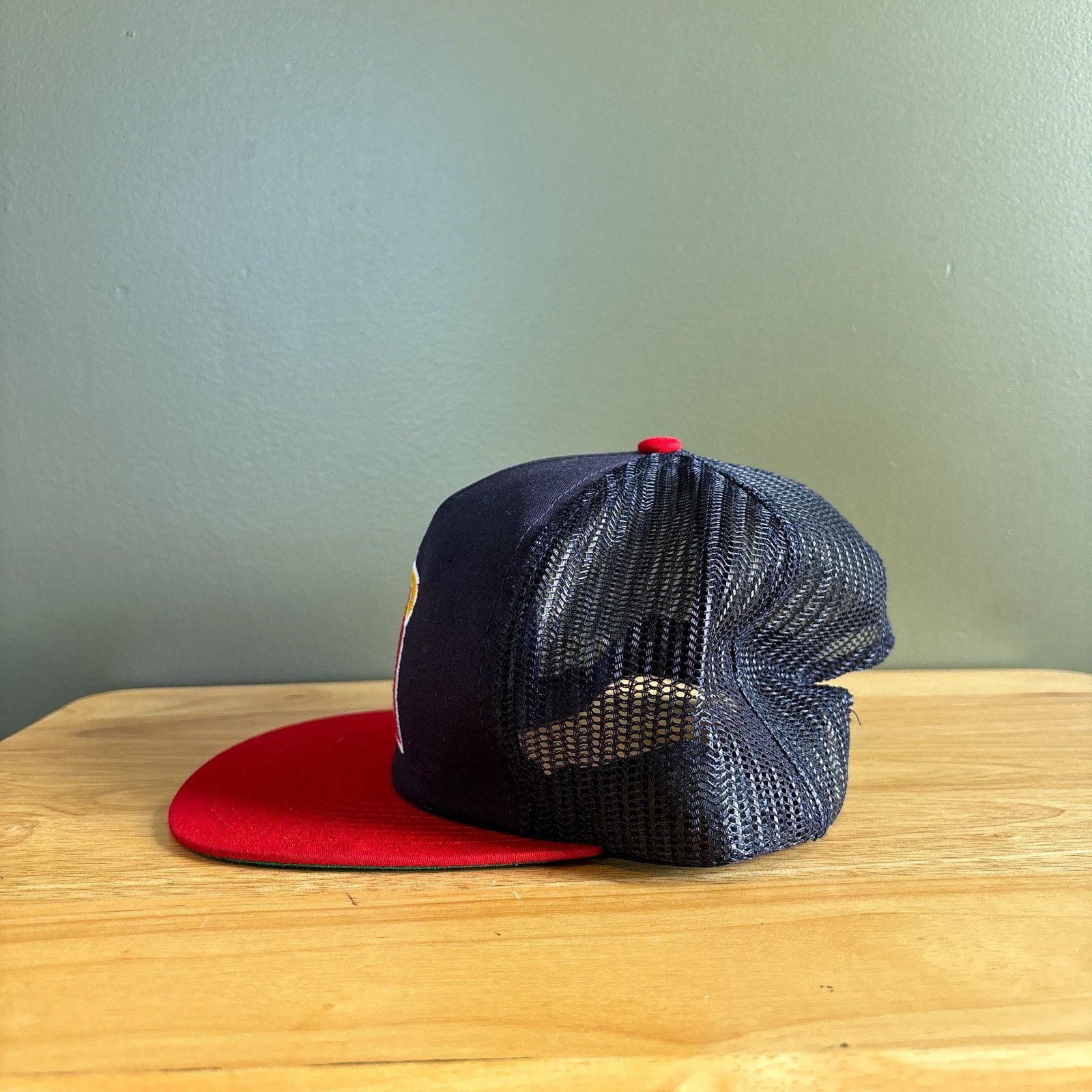 MLB Vtg Anaheim Angels MLB Baseball Mesh Trucker Snapback Hat Size ONE SIZE - 5 Thumbnail