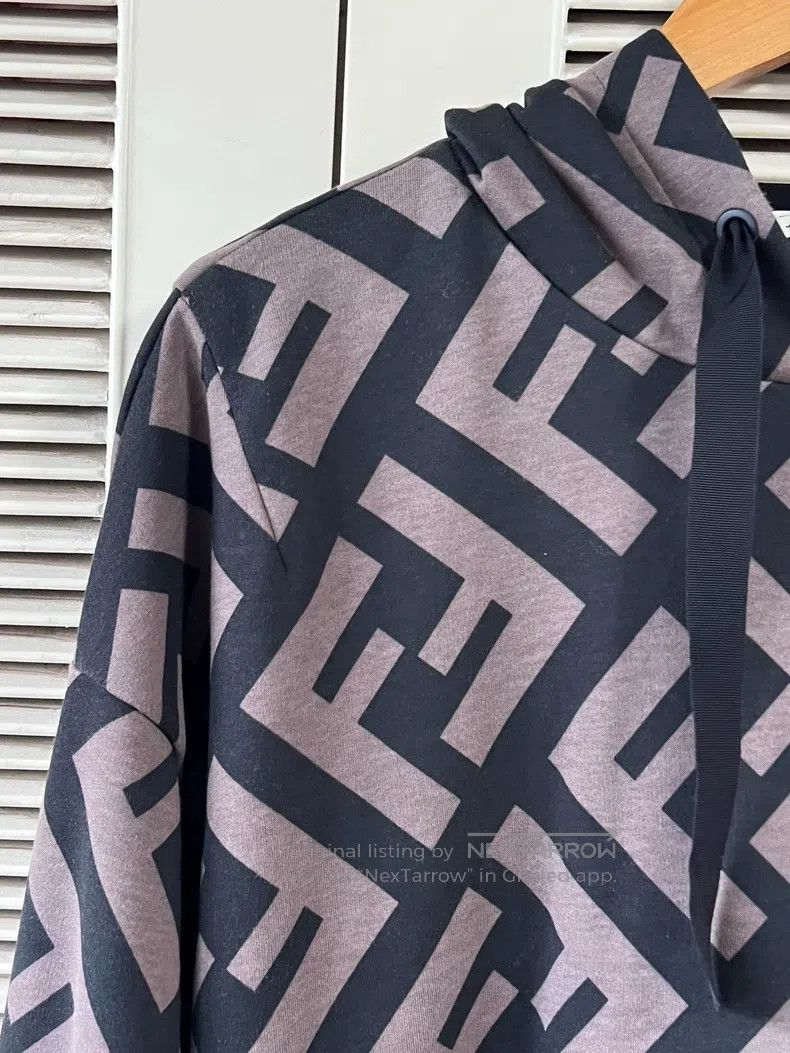Fendi Fendi Double F old flower patterned hoodie Size M / US 6-8 / IT 42-44 - 5 Thumbnail