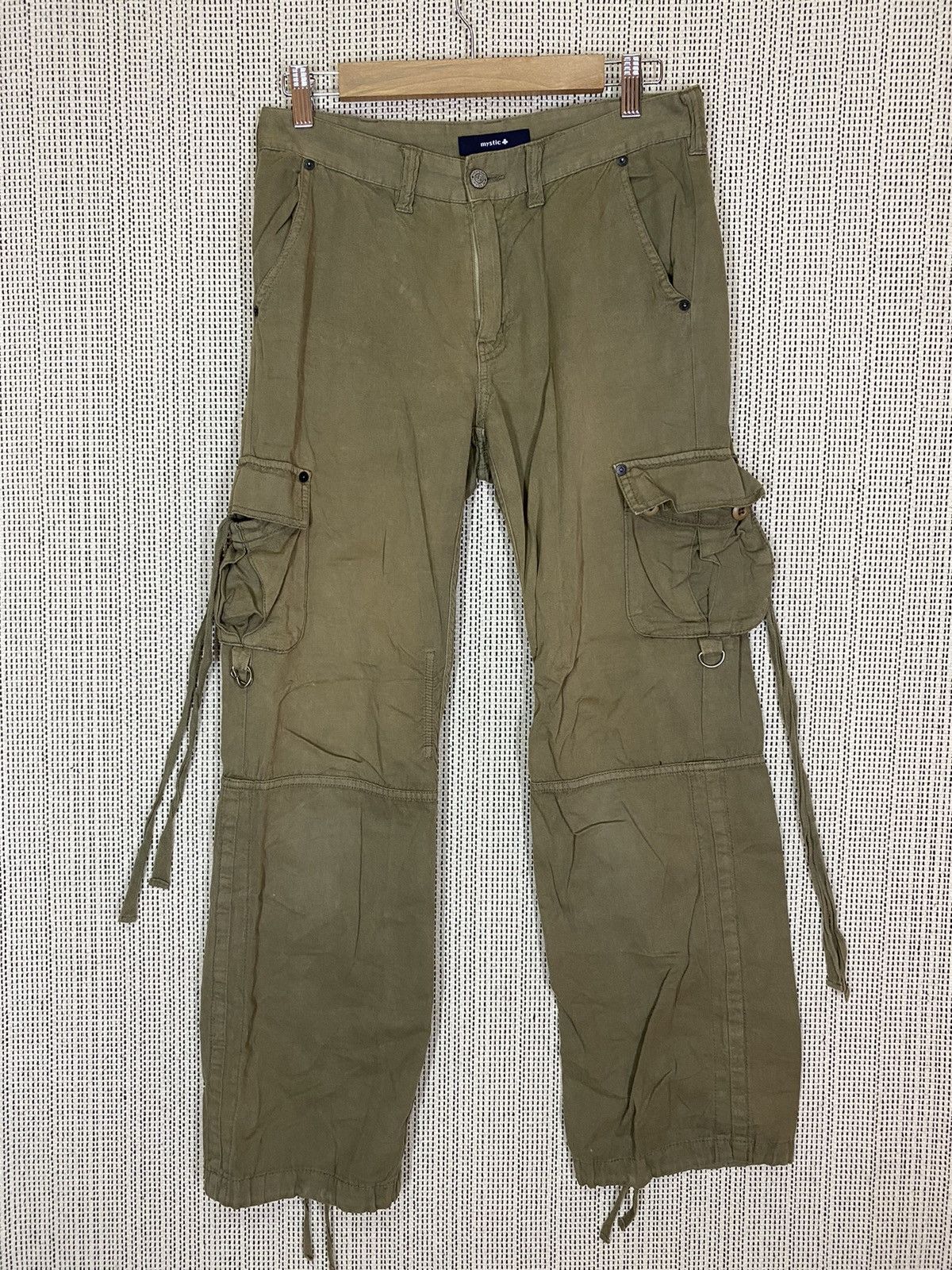 If Six Was Nine × Le Grande Bleu (L.G.B.) × Seditionaries ‼️JAPANASE BRAND MYSTIC CARGO PANT SUNFADED‼️ Size US 30 / EU 46 - 1 Thumbnail