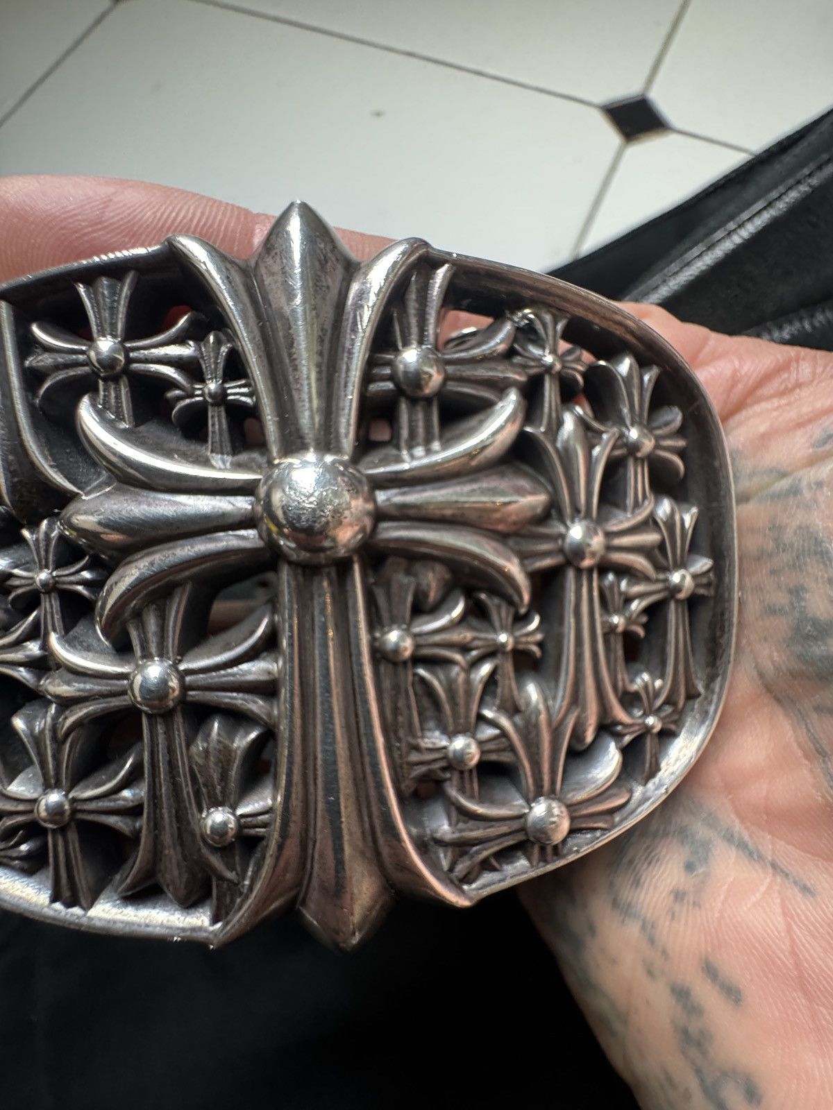 Chrome Hearts Chrome Hearts Cemetery Buckle 1.5 inch Size ONE SIZE - 12 Thumbnail
