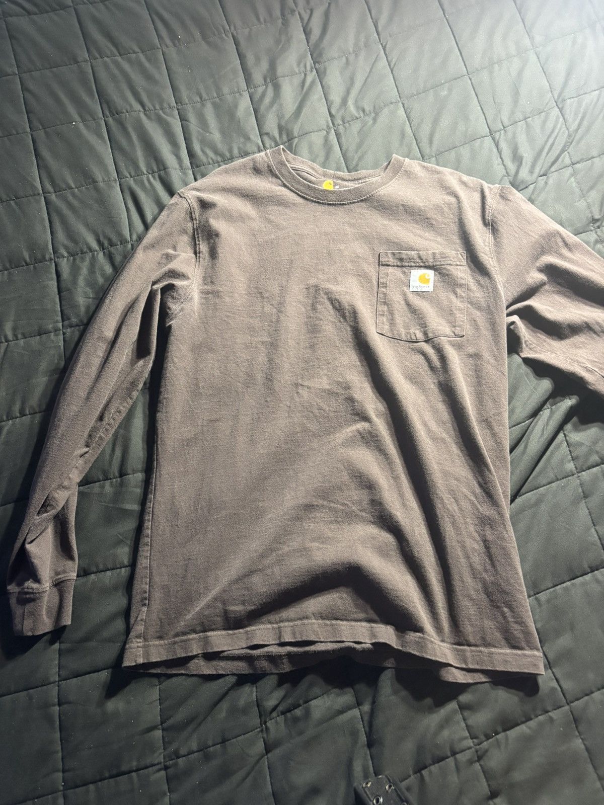 Carhartt Carhartt Brown Long Sleeve Tee Size US M / EU 48-50 / 2 - 1 Thumbnail