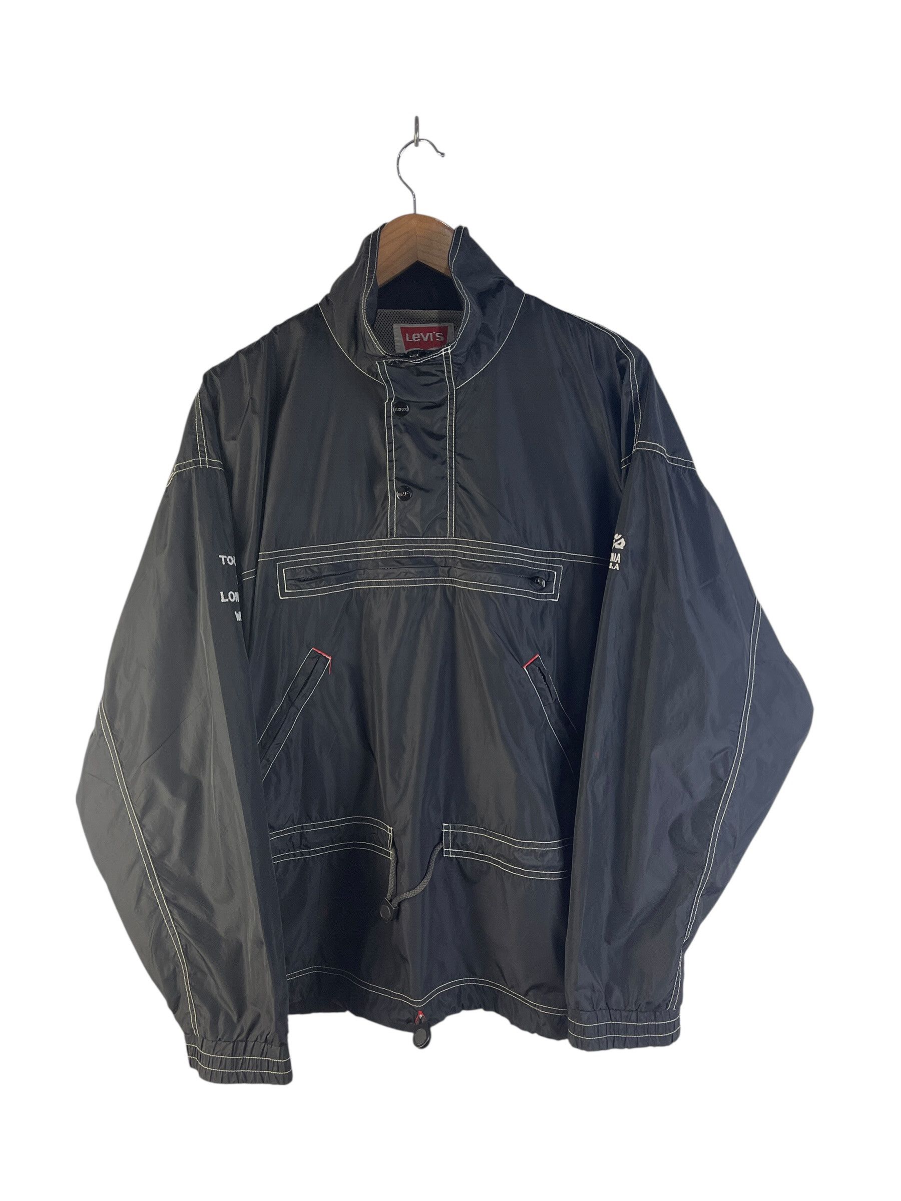 Levi's Vintage Levi’s Y2K Pullover Windbreaker Anorak Jacket Size US L / EU 52-54 / 3 - 1 Thumbnail