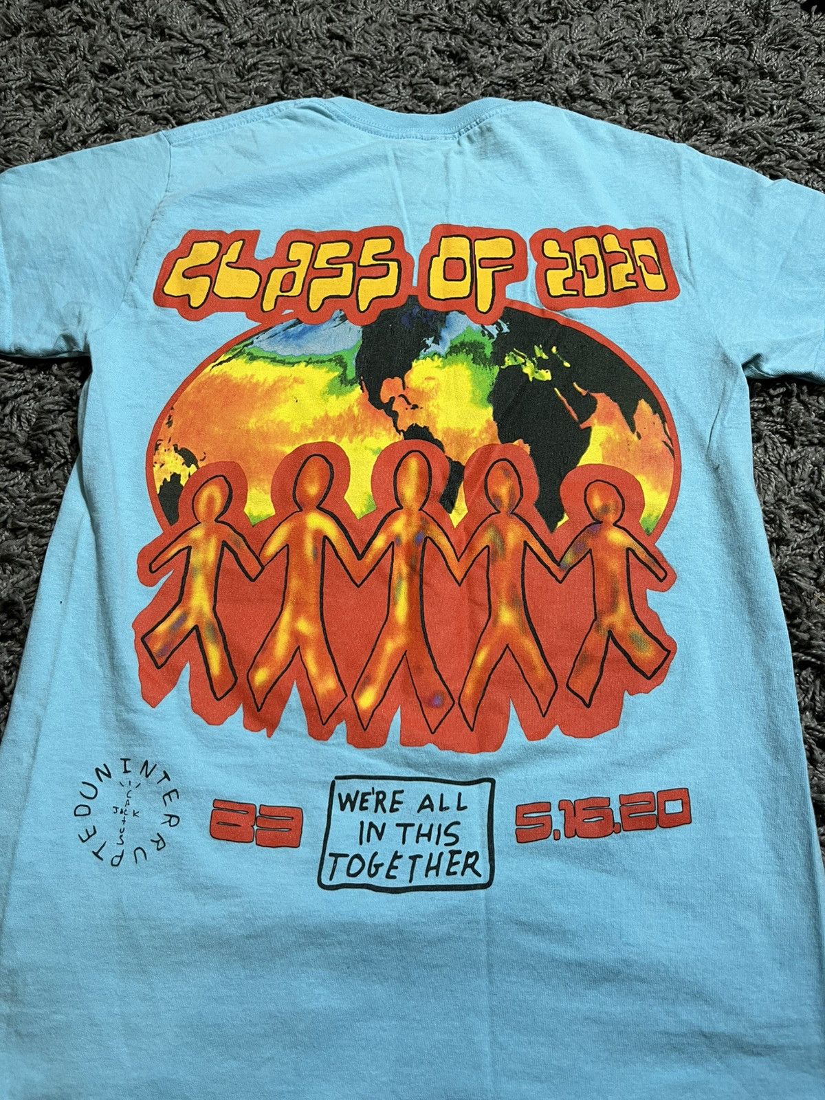 Travis Scott CAMISETA TRAVIS SCOTT CACTUS JACK 2020 BLUE T-SHIRT MENS Size US S / EU 44-46 / 1 - 5 Thumbnail