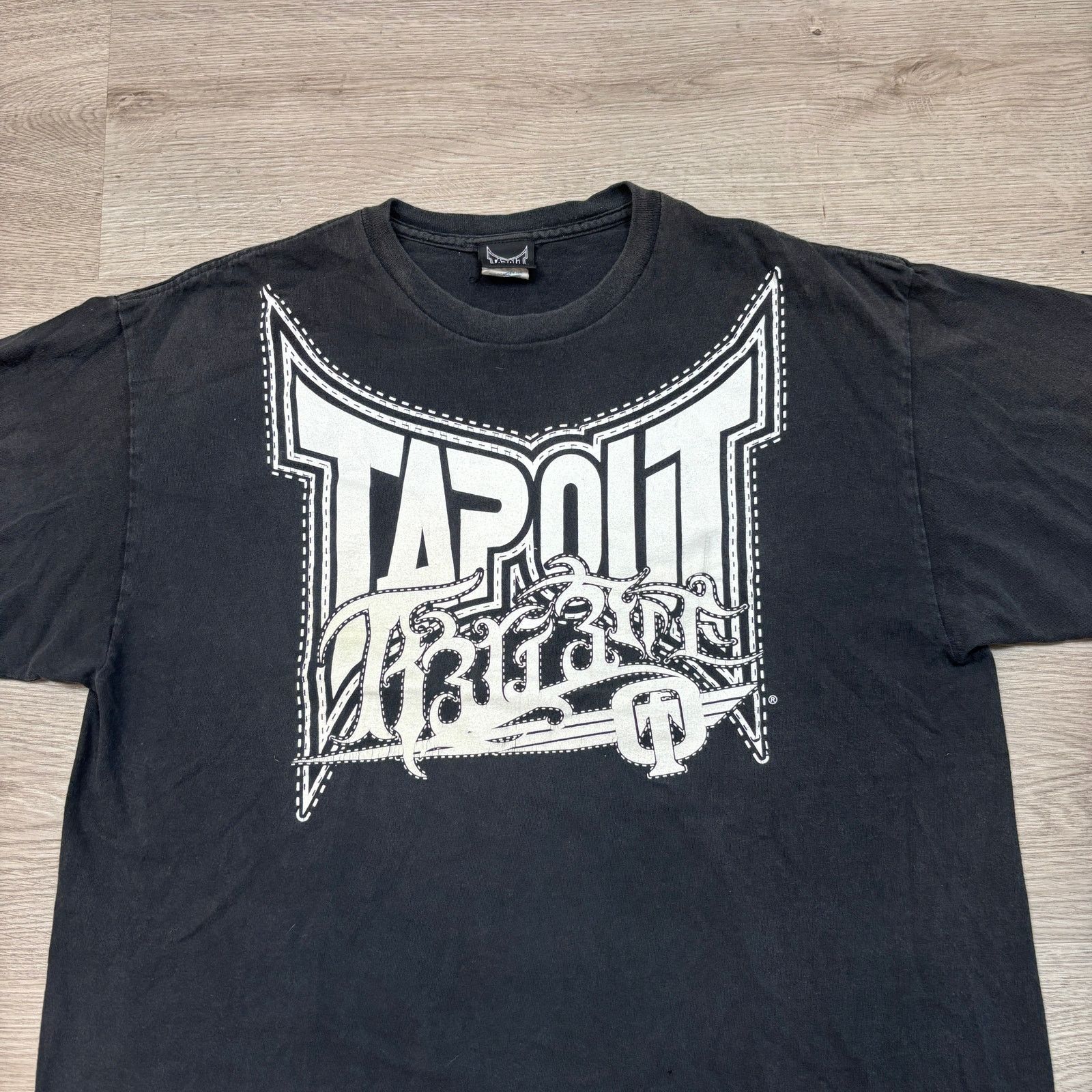 Tapout × Vintage Rare Vintage Y2K Tapout T Shirt Men's XL MMA Boxing Fighting Size US XL / EU 56 / 4 - 2 Thumbnail