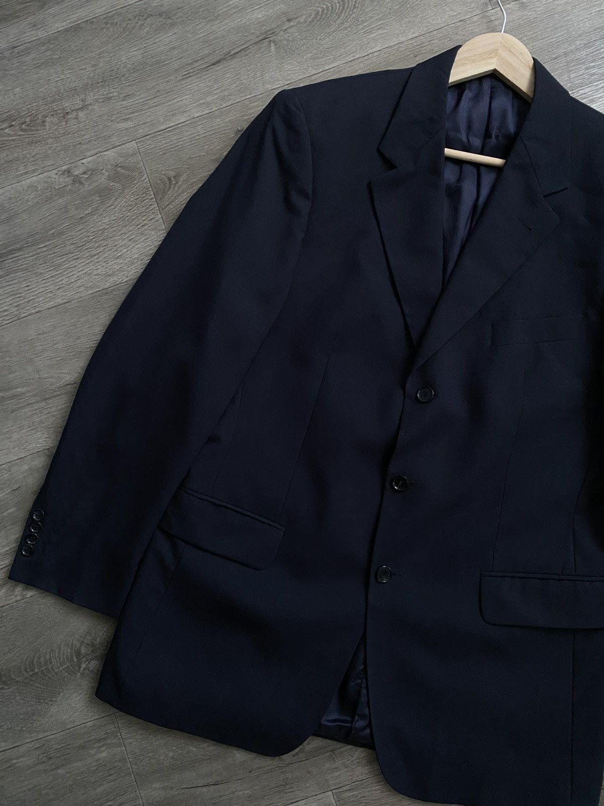Burberry × Vintage 🫧Burberry London Vintage Blazer Jacket Wool L Size US L / EU 52-54 / 3 - 3 Thumbnail