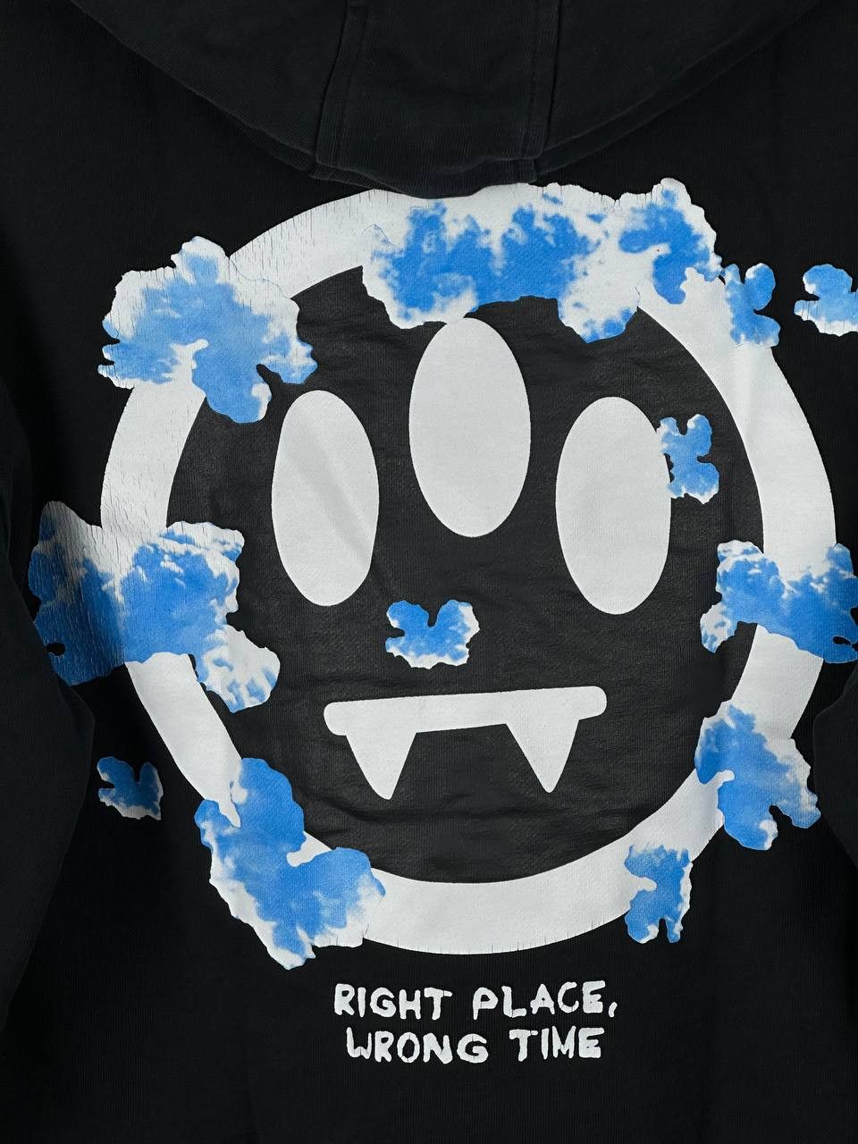 Barrow BARROW x CLOUD LOGO Black Oversized Heavyweight Hoodie Size L / US 10 / IT 46 - 12 Thumbnail